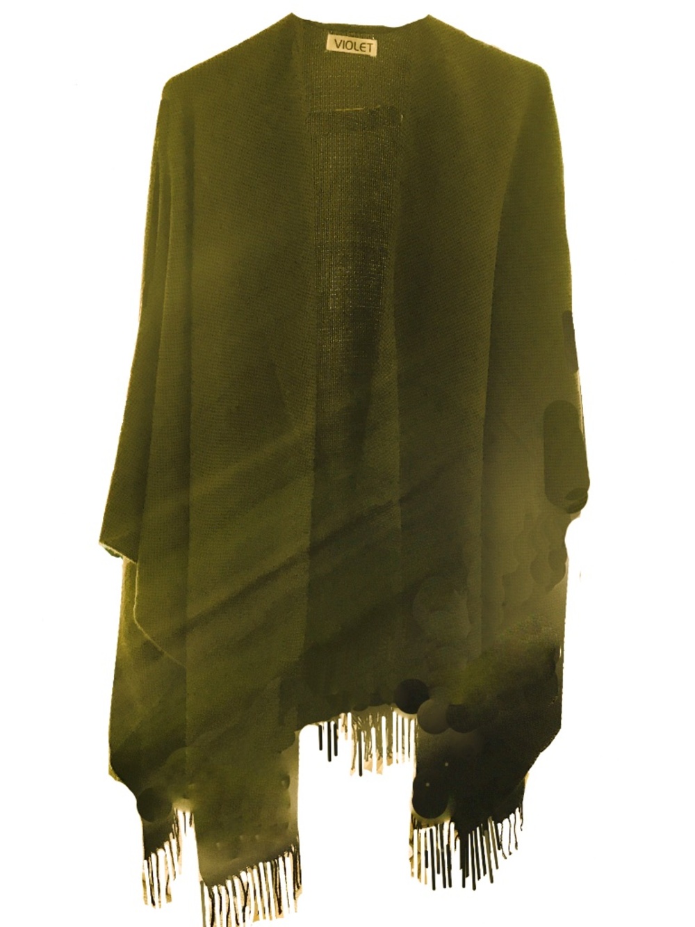 NWOT Violet Kaftan Shawl Wrap
